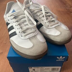 Adidas Samba OG J Women’s Shoes - White and Black